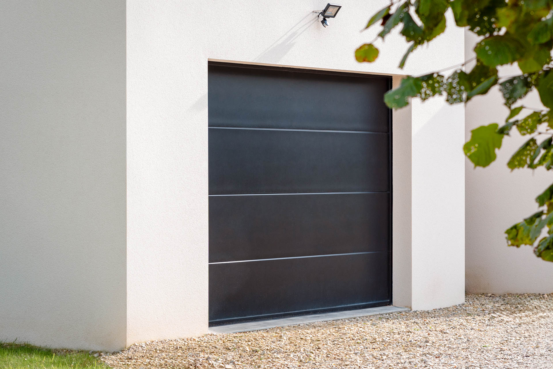 porte garage sectionnelle plafond